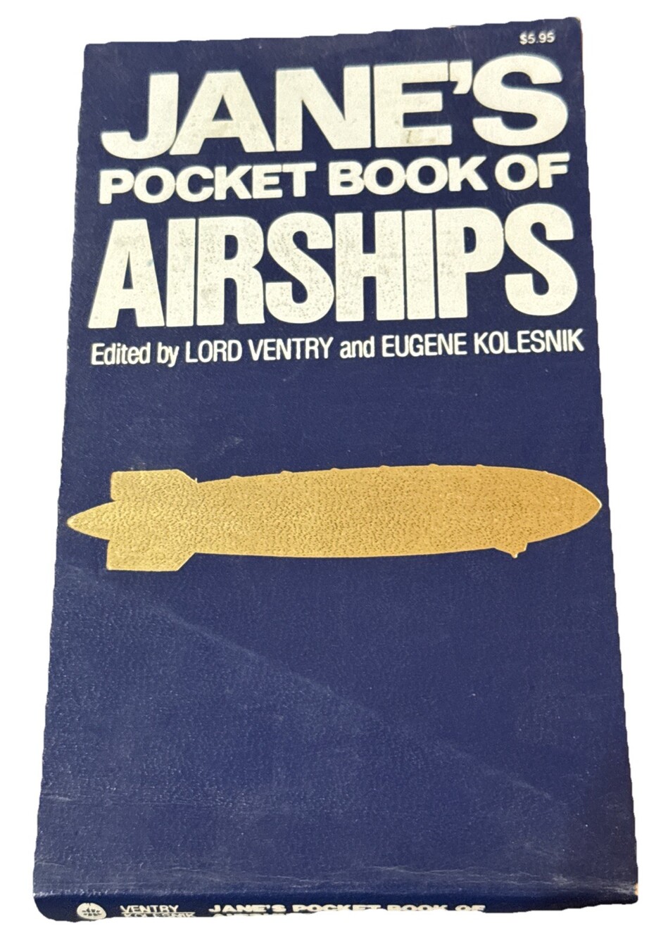 Jane's Pocket Book Of Airships ,  Airman Owned Vintage 1970’s